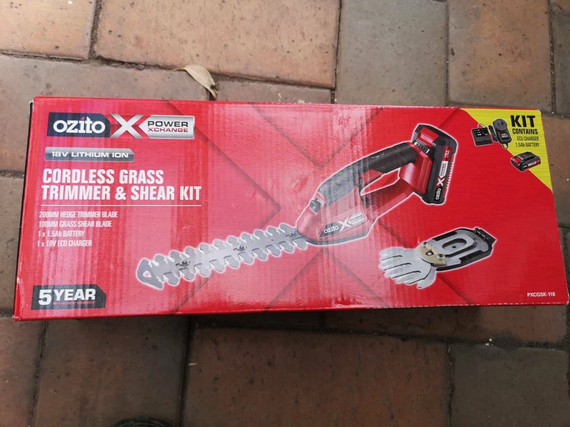 ozito pxc 18v grass trimmer