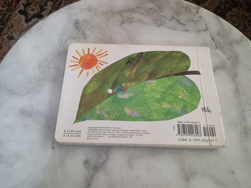 "The Very Hungry Caterpillar" Book and CATERPILLAR 1st Board Book Edition - Picture 3 of 4