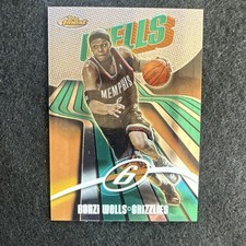 Topps 2003-04 Finest Bonzi Wells #76 Memphis Grizzlies Basketball Card