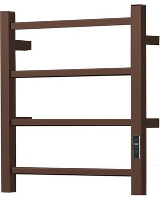 Wall-Mounted Towel Warmer in Oil Rubbed Bronze - Electric Heated Rack