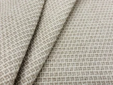 Donghia Metallic Square Weave Uphol Fabric- Sundance Cream 1.20 yds DG-10324.020