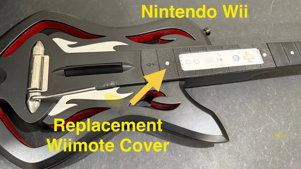 Wii Guitar Hero Warriors of Rock Replacement Wiimote COVER ONLY For Nintendo Wii - Image 2 of 4