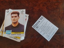 DG LOTTO  190 CIRCA FIGURINE PANINI CALCIATORI 1990  ITALIA 90