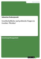 Gesellschaftliche Und Politische Fragen In Goethes 'Werther' (Buch)