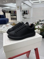 New Alexander McQueen black men's casual shoes