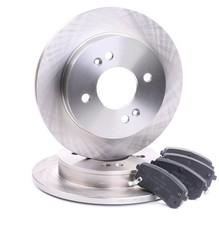 RIDEX Bremsenset Hinten Bremsscheiben Beläge für VW Golf V Schrägheck (1K1)