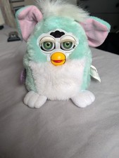 Tiger Furby Baby Mint Green 1999 Vintage Original Read Description 