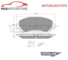 SATZ BREMSBELÄGE BREMSKLÖTZE VORNE TOMEX BRAKES TX 15-97 P FÜR SUZUKI KIZASHI