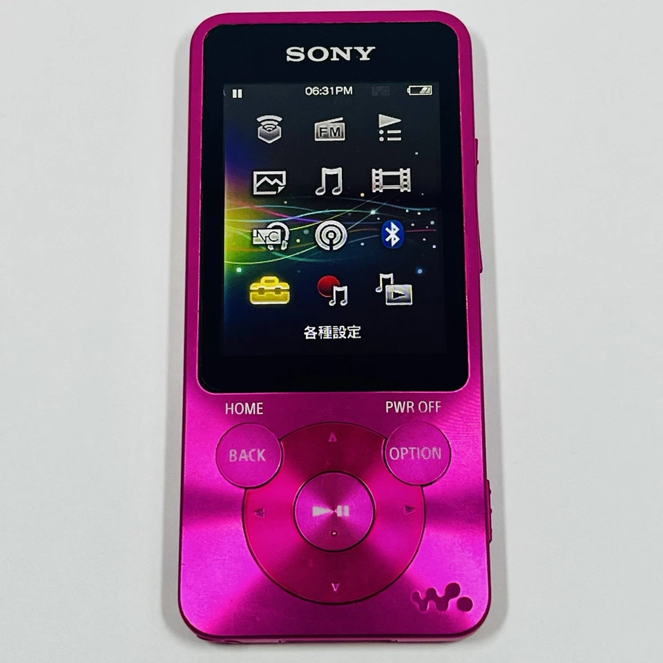 Sony Walkman NW-S14 8GB MP3 Bluetooth Rosa Probado Funcionamiento Cambiado a ... - Imagen 2 de 4