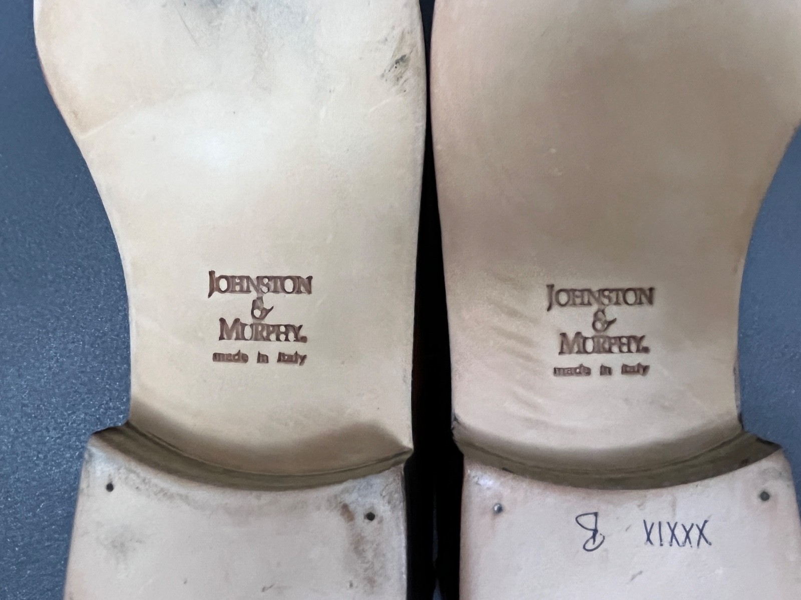 JOHNSTON & MURPHY Shoes Men 10 M Brown Leather Tasseled Dress Loafers Made Italy