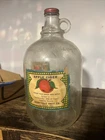 Vintage One Gallon Apple Cider Glass Jug From Laurel I’ll Fruit Farm Ohio