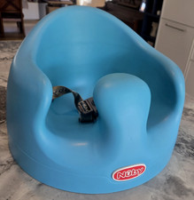 NUBY "My Floor Seat" Portable Baby Chair with Safety Straps/Blue Cushioned Foam