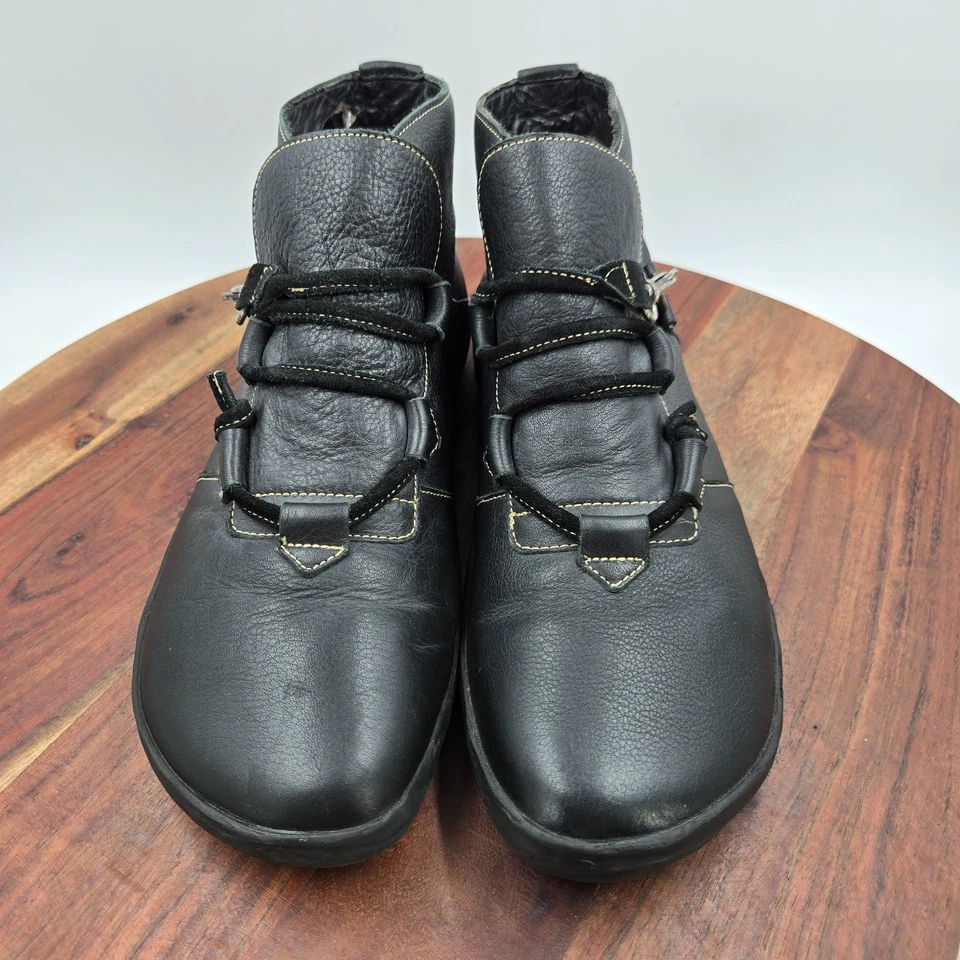 Think! Botas Mujer 41/10 Cuero Negro Cómodas Minimalistas Botines Foto 3 de 4