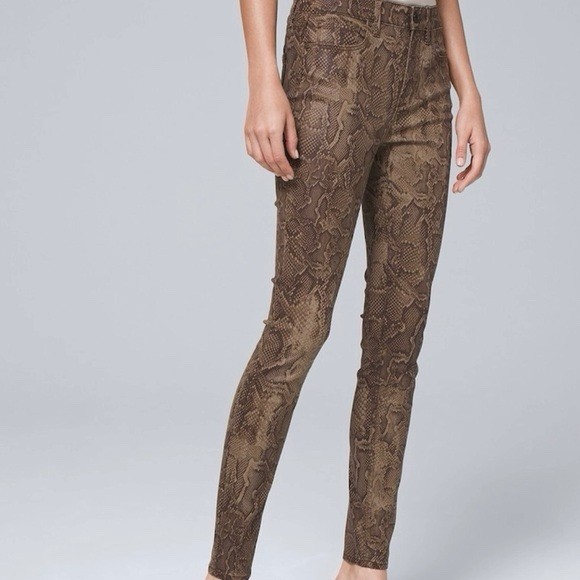 white house black market Pants Python Pattern The… - image 1