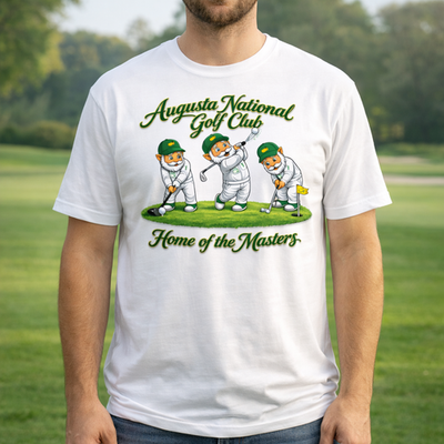 The Masters Gnome Novilty T Shirt . Size (L) Large 100% Polyeste