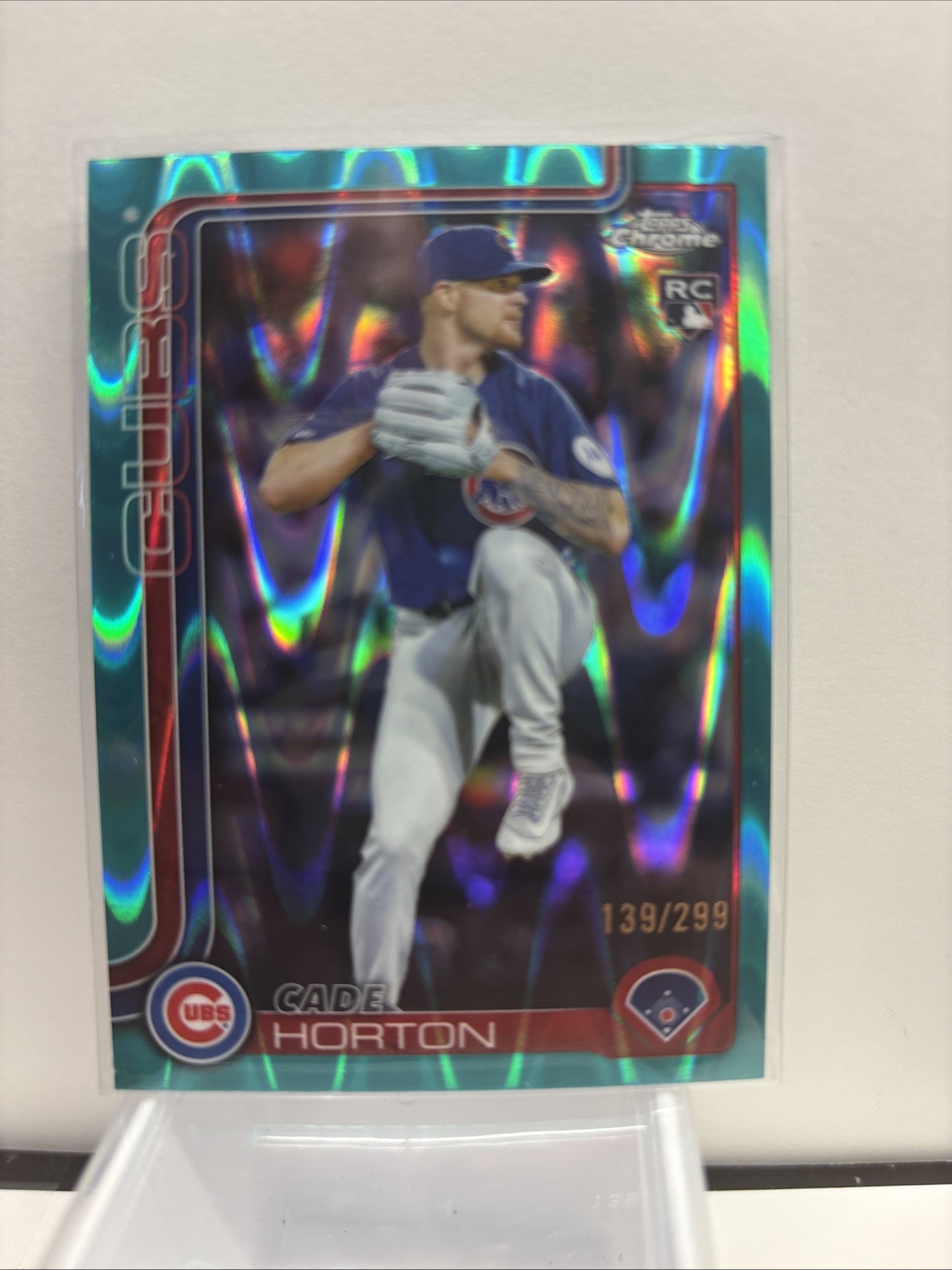 2025 Topps Chrome Update Series - Cade Horton #USC63 Teal Refractor /299 RC Cubs