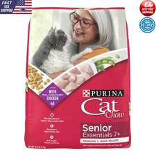 Senior Cat Dry Food Kibble Chicken Joint Health Antioxidants Vitamins 14lb New 1.79 per pound