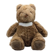 VINTAGE 1990 GUND BROWN TEDDY BEAR COLLECTOR'S CLASSIC STUFFED ANIMAL PLUSH TOY