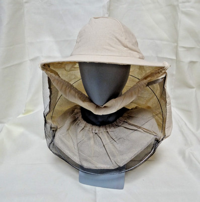 Imker Hut mit Schleier weiß Imkerbekleidung Imkerei Bienen Bauwoll