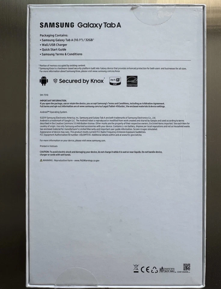 Samsung Galaxy Tab A SM-T510 32 GB, Wi-Fi, 10,1 pulgadas Foto 3 de 3