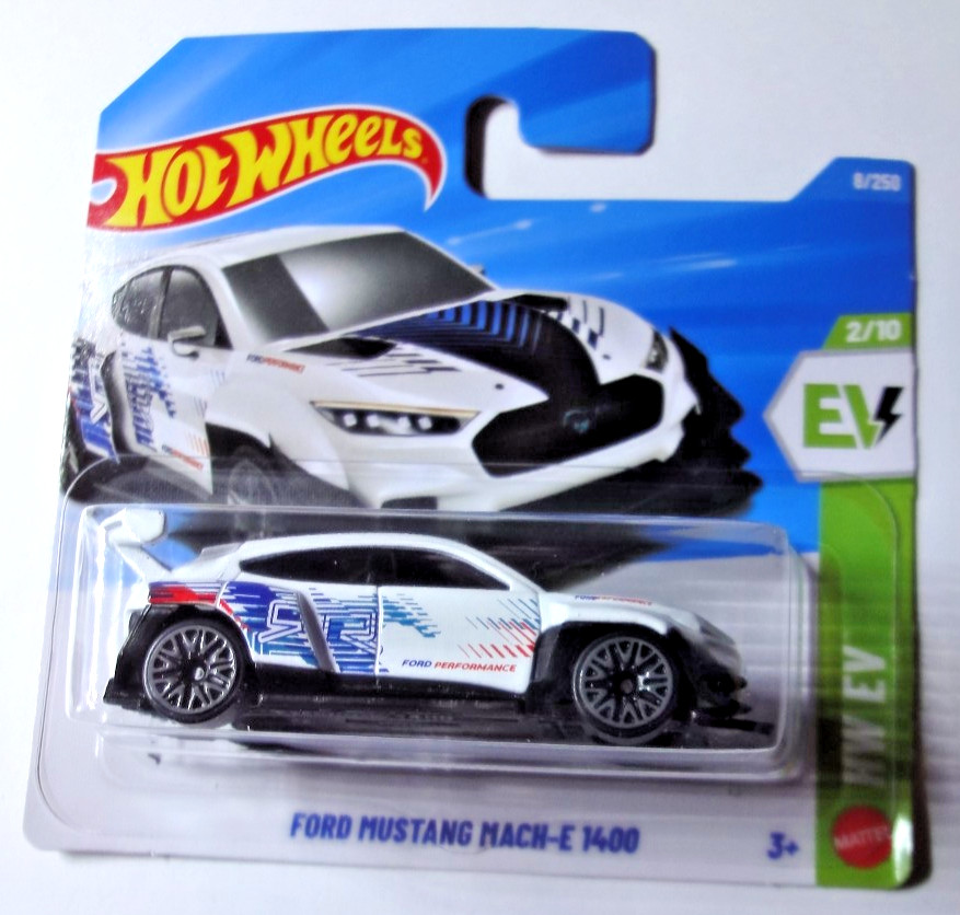 Hot Wheels Ford Mustang Mach-E 1400 HW EV 2026 White 1:64 JJK78-N521