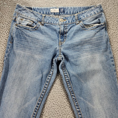 Jeans Aeropostale donna 11/12 lungo 34x33 Hailey bootcut svasato Y2K *LEGGI* - Foto 2 di 14