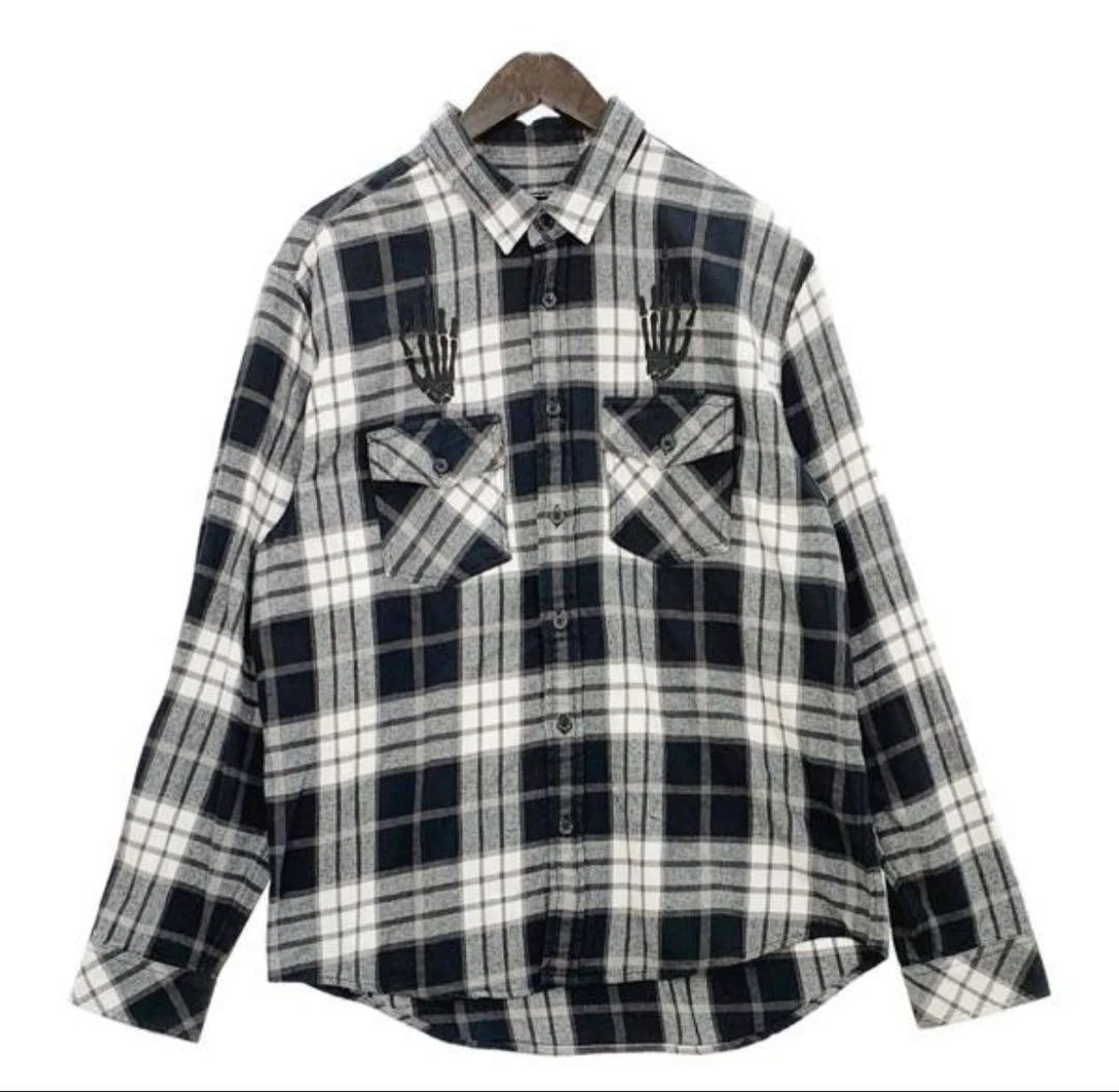 Chemise à carreaux Supreme Men M Hysteric glamour 21Ss emblématique streetwear rare limitée