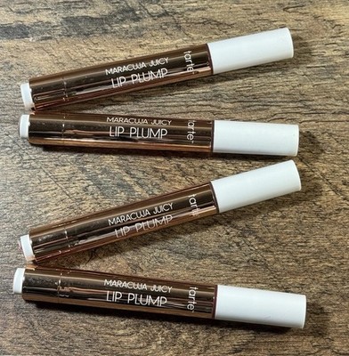 Tarte Maracuja Juicy Lip Plump Lot of 4 Poppy, Tulip, French Rose, Calla Lilly