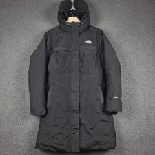 THE NORTH FACE Jacket Womens M Medium Black Arctic Parka Down Waterproof Coat