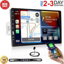Radio Estereo De Pantalla Para Coche Carro GPS WiFi Tactil Single Din Bluetooth
