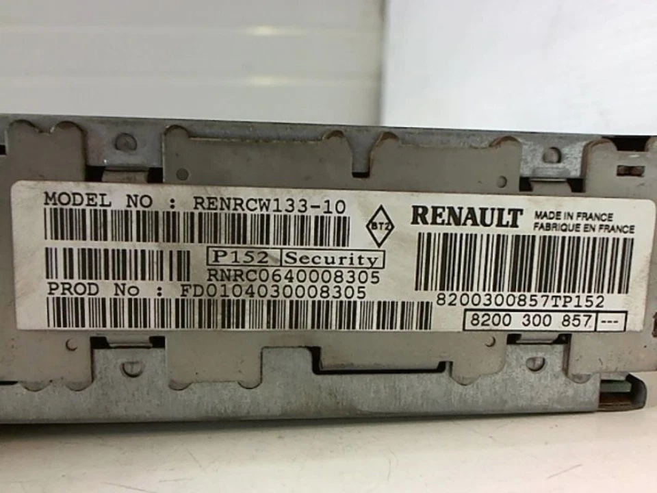 Autorradio original RENAULT SCENIC 2 PHASE 1 8200300857 - Imagen 2 de 4