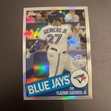 Vladimir Guerrero Jr. 2020 Topps Chrome 1985 35th Anniversary #85TC-6 Blue Jays