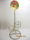 VINTAGE 1959 LINDY Ball Point Pen Advertising Display Sign Stand 19" Double Side