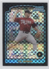 2003 Bowman Chrome X-Fractor JD Durbin #339 Rookie Auto RC 0q5