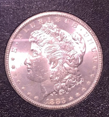 1883 CC Morgan Silver Dollar Carson City GSA Hoard COA PRISTINE GEM BU CONDITION