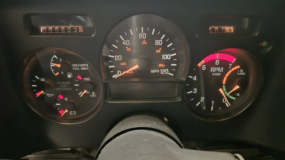 GMC Syclone/Typhoon 1991-93 OE cuadro de instrumentos 25064377 con arnés Foto 3 de 4