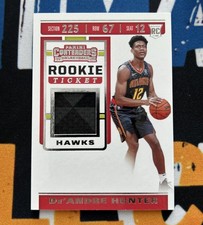 2019-20 Panini Contenders De'Andre Hunter Rookie Ticket Swatches #RTS-DAH