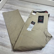 Wrangler ATG Reinforced Utility Pants Mens 34x34 Beige Canvas New With Tags NWT