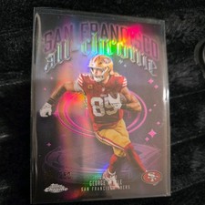 2025 Topps Chrome All-Chrome Team George Kittle #ACT-11 Pink Refractor 144/250