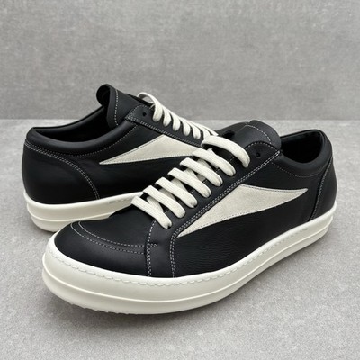 BRAND NEW! Rick Owens Lido Vintage Sneaker ' Black Milk ' | Size 42 (9 US)
