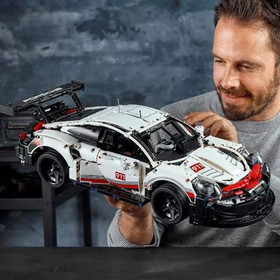 Porsche 911 GT3 RS Blocks Car 1:10 1580PCS R MOC Technic Model brand new