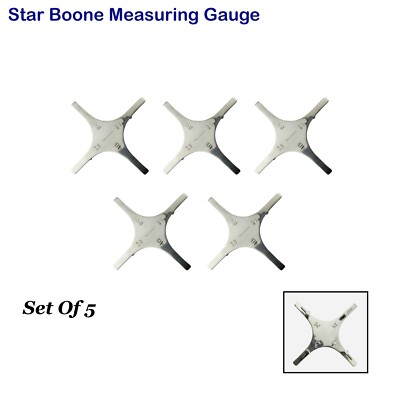 Gauge Boone Ortodonzia Misuratore Altezza Boone Per Ortodonzia - Strumento Dentale Di Precisione, In Argento, Premium Instruments Misuratore Altezza Bracket Ortodonzia