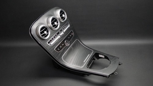 CONSOLE CENTRALE ORIGINALE MERCEDES BENZ C W205 C205 2019 LEGNO NERO A2056800105 - Foto 19 di 19
