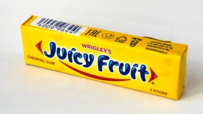 Wrigley's Juicy Fruit Chewing Gum 5 Sticks 20 Packs Free Shipping