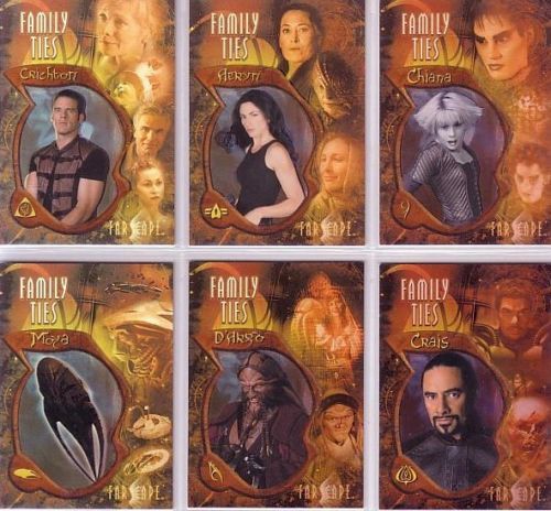 FARSCAPE SEASON 3 FAMILY TIES F1 TO F6 BY RITTENHOUSE... CHOOSE - Picture 9 of 10