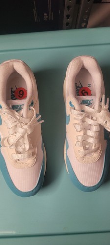 Women's Nike Air Max 1 White-Dusty Cactus-Phantom DZ2628-107 Size 6, Worn once - 第 3/7 張圖片