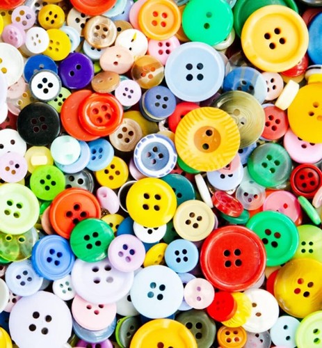 500-700 PCS Colorful Resin Craft Buttons - Ideal for DIY and Manual Crafts - Picture 9 of 9