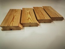 NEW PROFILE Siberian Larch cladding SECRET FIXING 25x95mm Grade AB  (£6.03 lm)