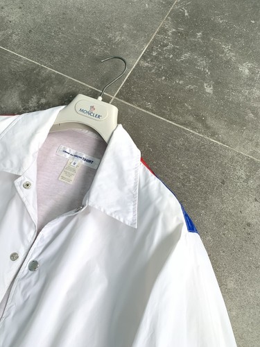 RARE Men's COMME DES GARCONS Homme Coach Nylon Bomber Coat Jacket Size M EU 48 - Picture 12 of 24