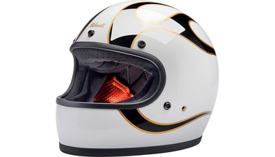 BILTWELL 1002-561-502 Gringo Flames Helmets Sm